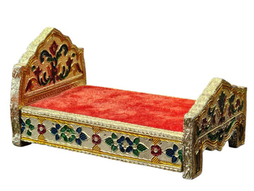 premium wooden laddu Gopal bed