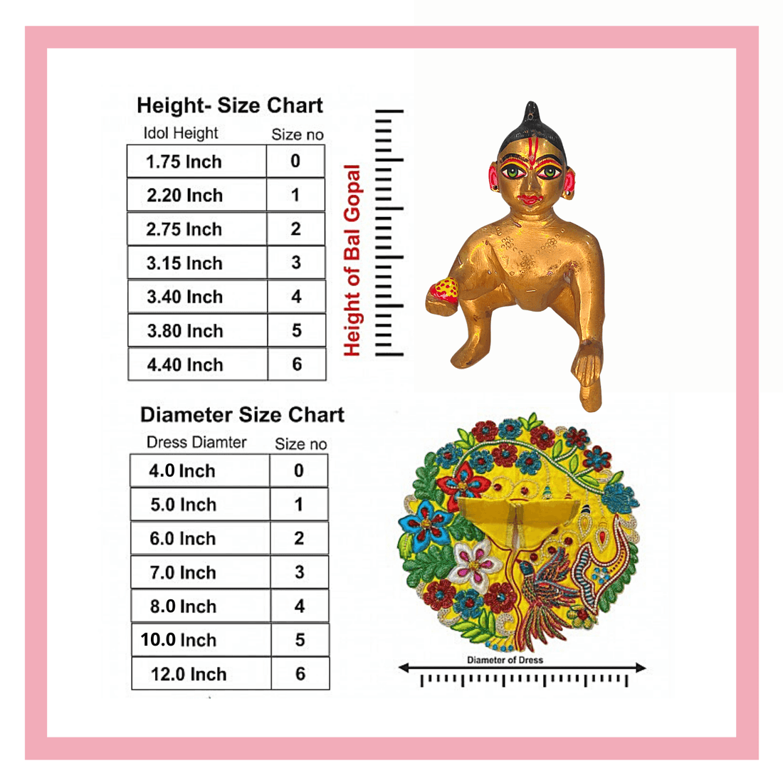 LADDU GOPAL POSHAAK (PAGDI COMBO) NO.2,3