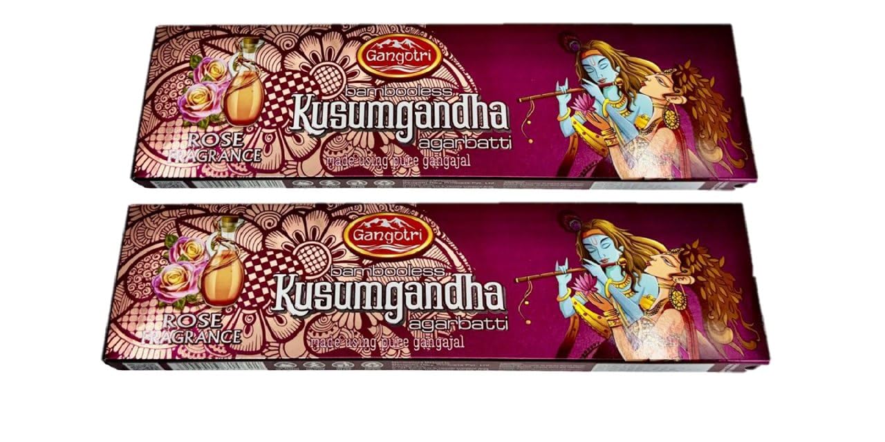 GANGOTRI KUSUMGANDHA BAMBOOLESS AGARBATTI