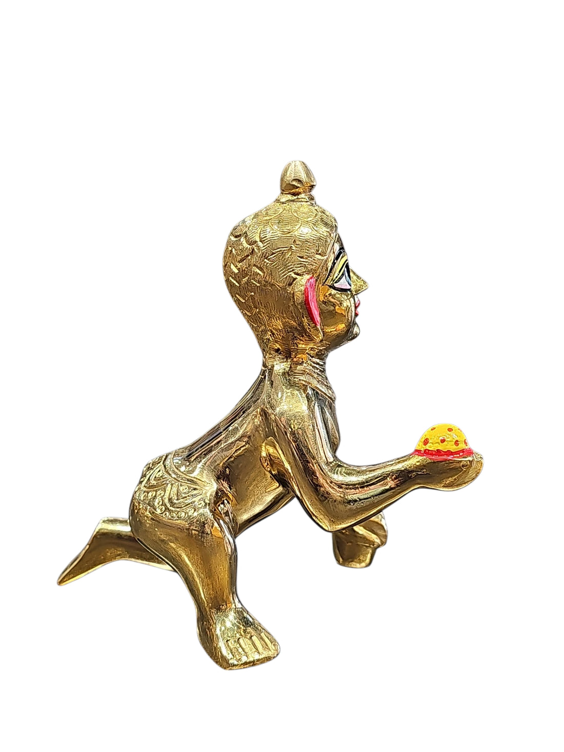 LADDU GOPAL JI MURTI (PURE BRASS) NO.6