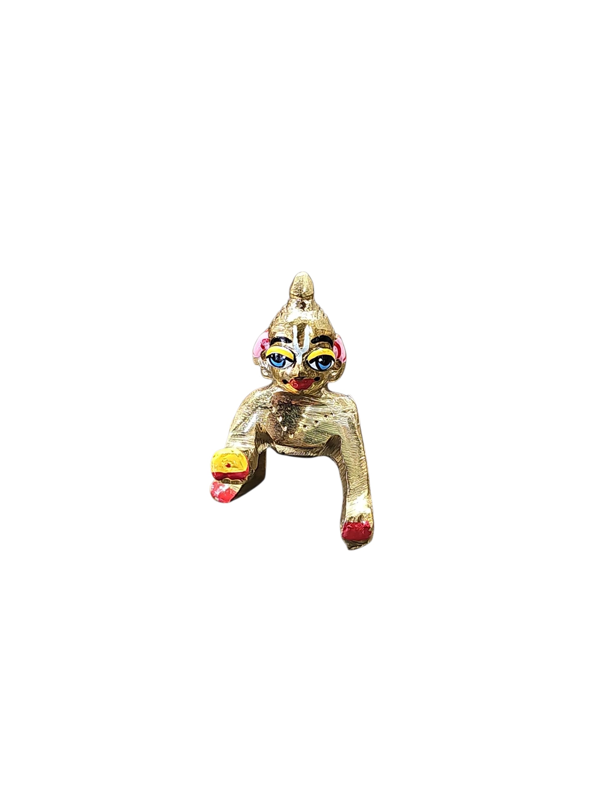LADDU GOPAL JI MURTI (PURE BRASS) NO.0