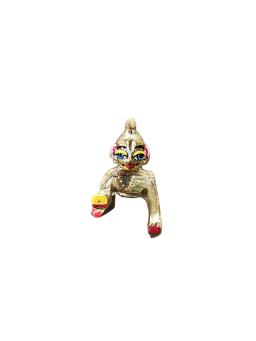 LADDU GOPAL JI MURTI (PURE BRASS) NO.0