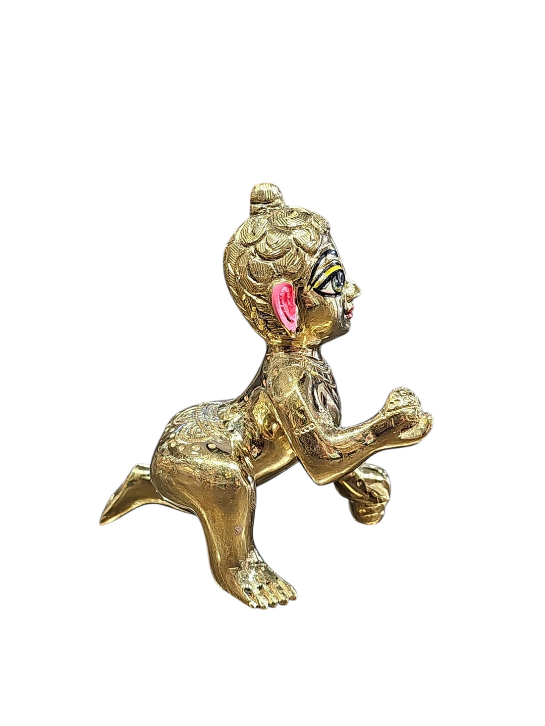 LADDU GOPAL JI MURTI (PURE BRASS) NO.4