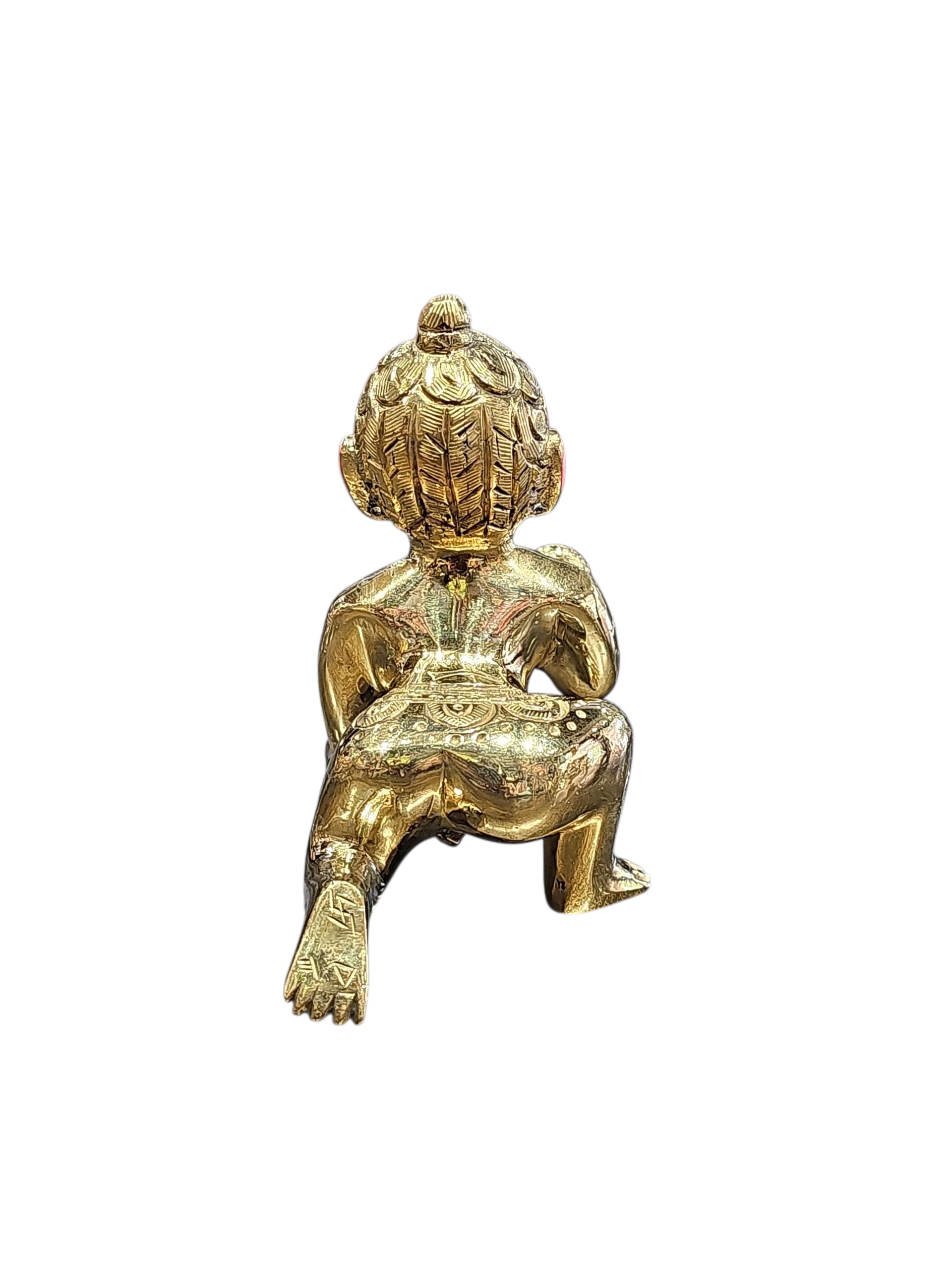 LADDU GOPAL JI MURTI (PURE BRASS) NO.4