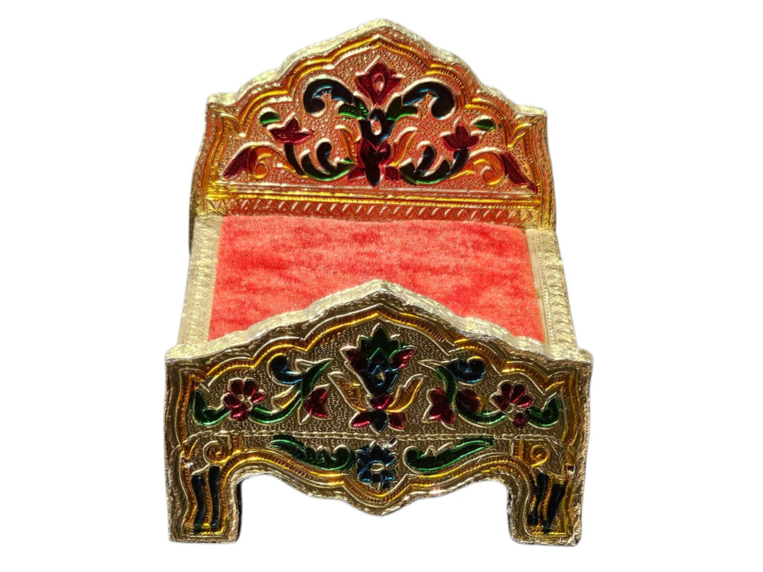 premium wooden laddu Gopal bed