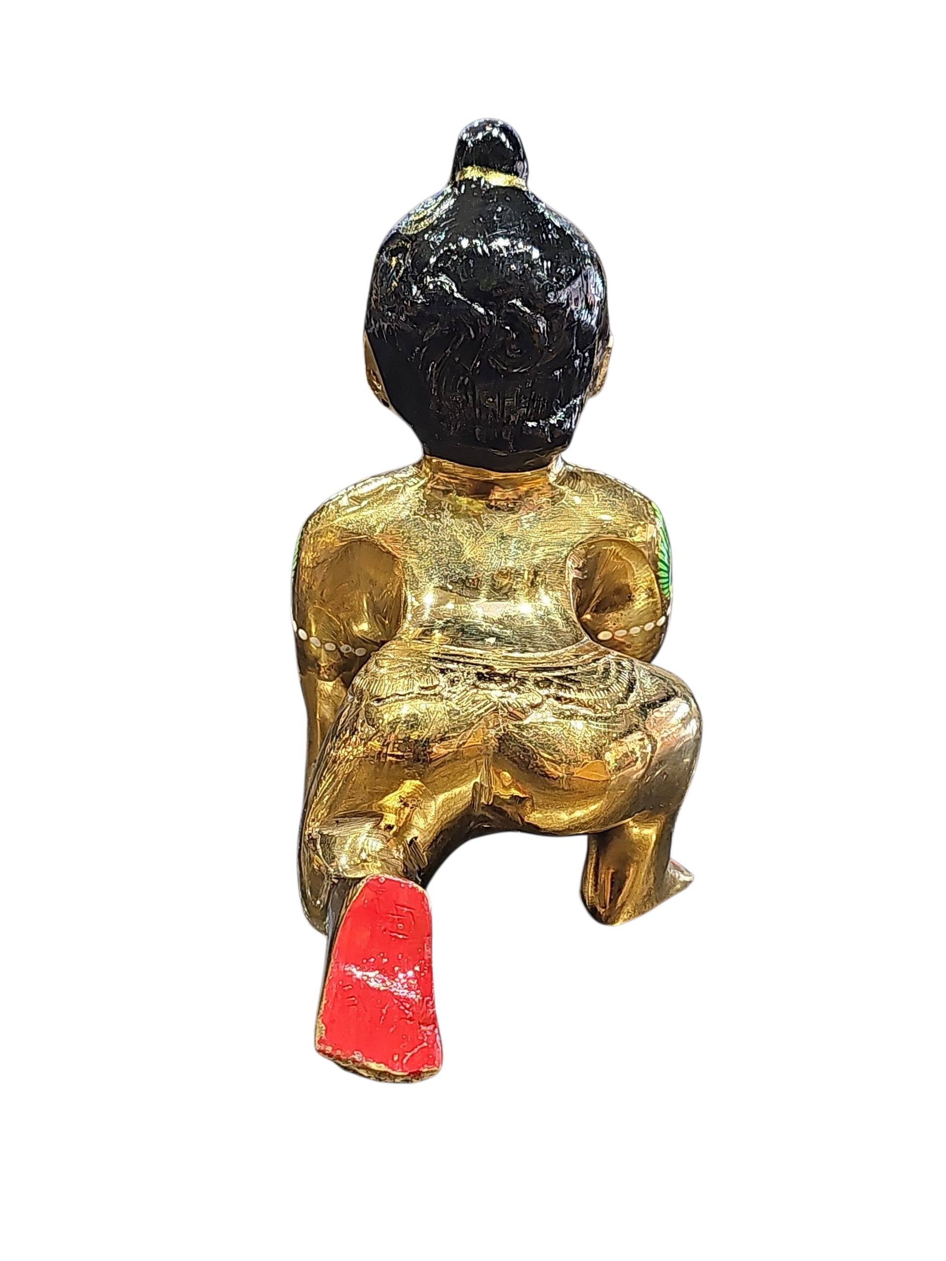 LADDU GOPAL JI MURTI (PURE BRASS) NO.7