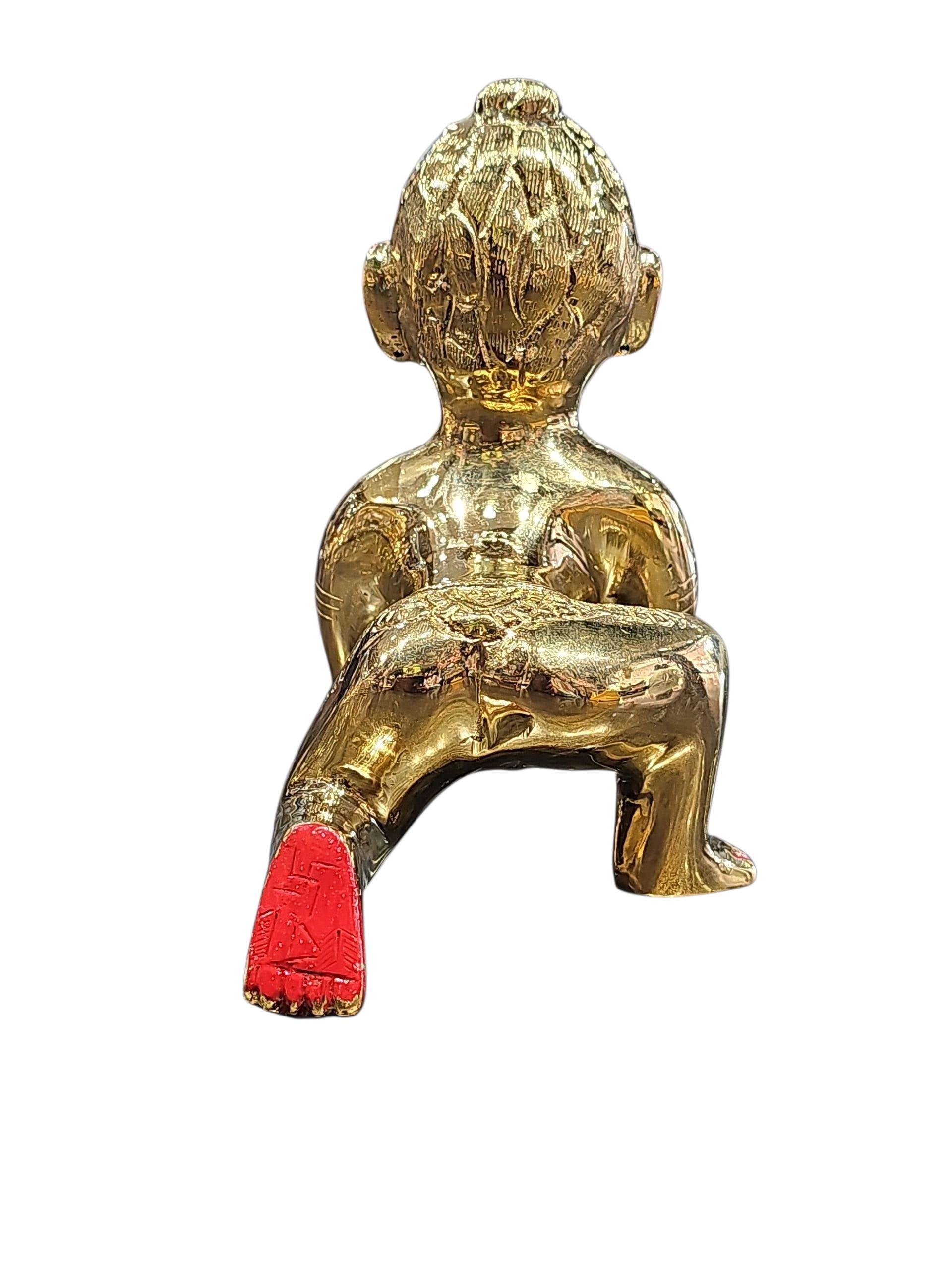LADDU GOPAL JI MURTI (PURE BRASS) NO.8