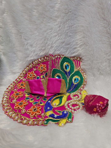 MOTI STONE WORK LADDU GOPAL POSHAK NO.3,4