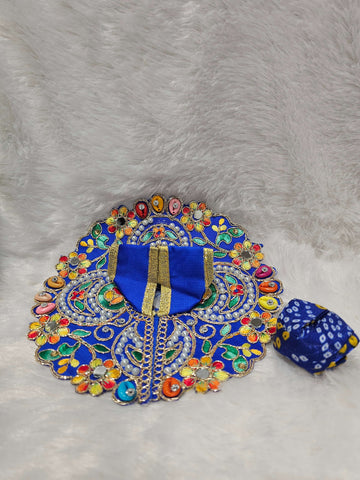 MOTI STONE WORK LADDU GOPAL POSHAAK NO.2,3,5,6